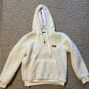 Simply Southern women’s plush cream pullover
